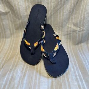 Vera Bradley Sunflower and Daisy Sandals